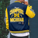 Michigan Wolverines 2026 Men's Basketball National Champions Varsity Jacket – HOATT17243