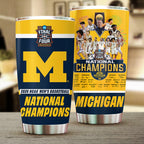 Michigan Wolverines 2026 NCAA Men's Basketball National Champs Tumbler Cup – TMTHU5156