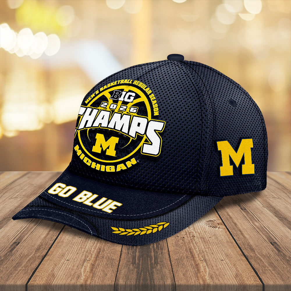Michigan Wolverines Men's Basketball 2026 Big Ten Champions Classic Cap – MAITM14905