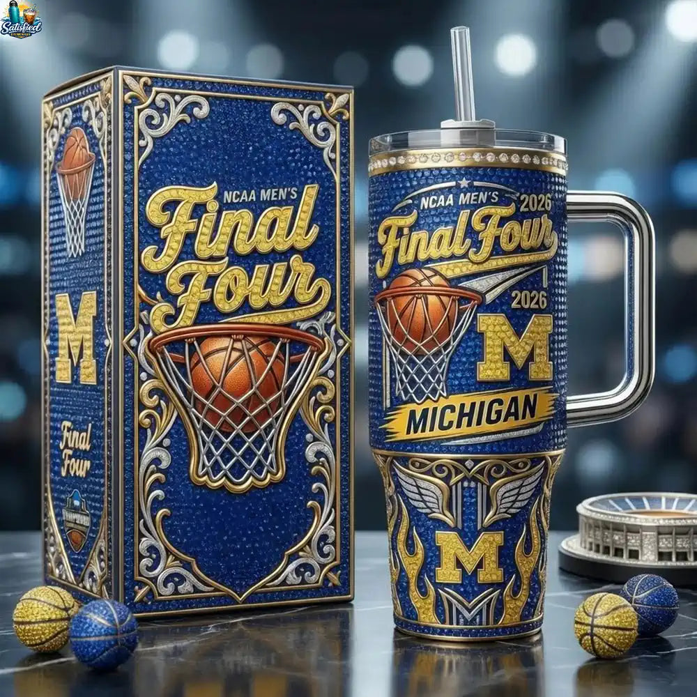 Michigan Wolverines NCAA Men’s Final Four 2026 Tumbler