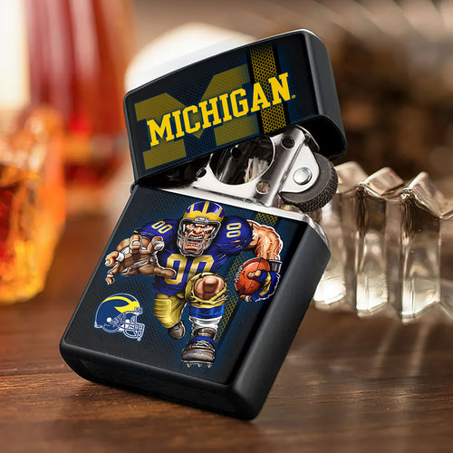 Michigan Wolverines Football Zippo Lighter Case (No Insert) – HOATT13343