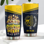 Michigan Wolverines 2026 Men's Basketball National Champions Tumbler Cup – HOATT17324