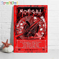 The Midnight Asia Tour 2024 Poster Canvas