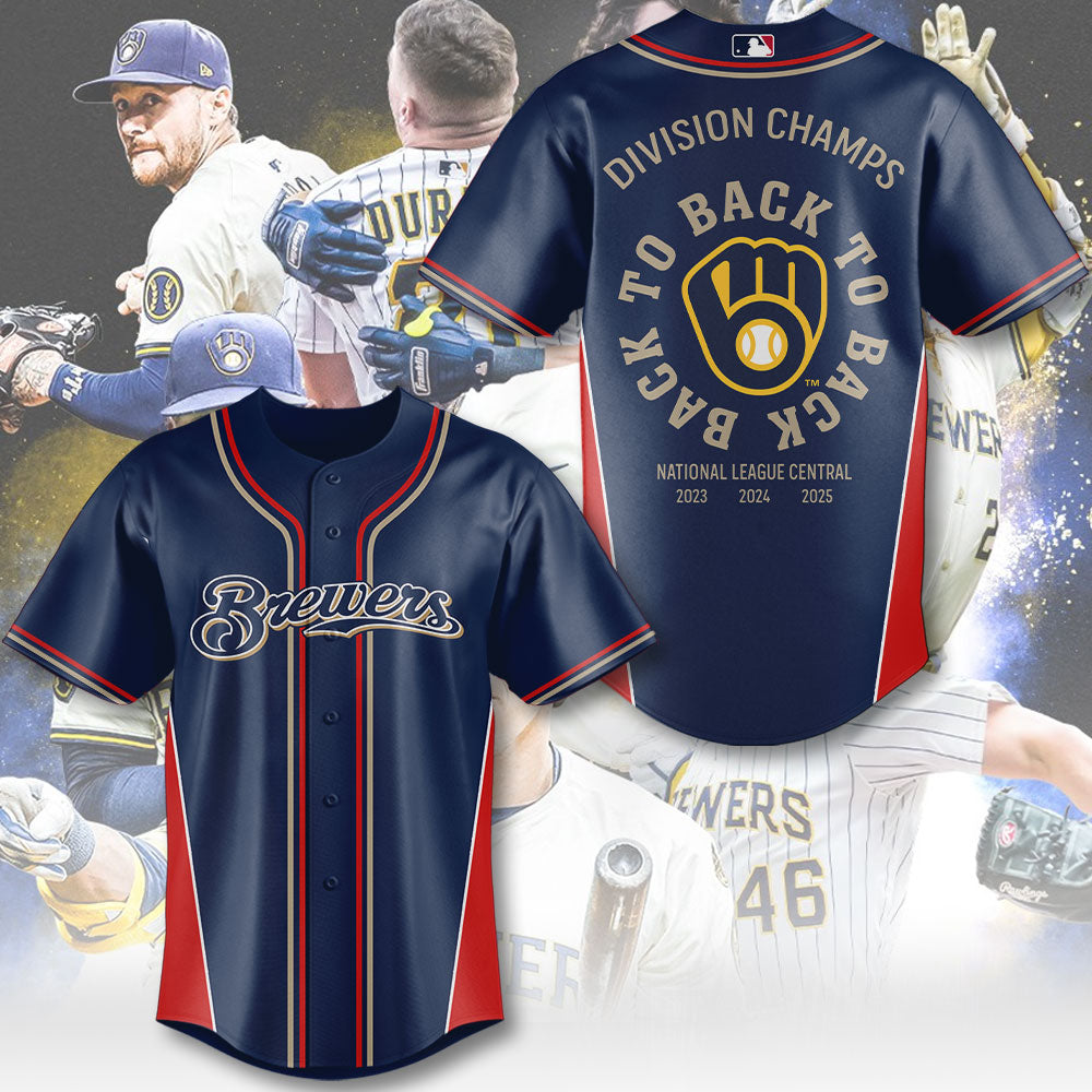 Milwaukee Brewers Baseball Jersey – GNE4448