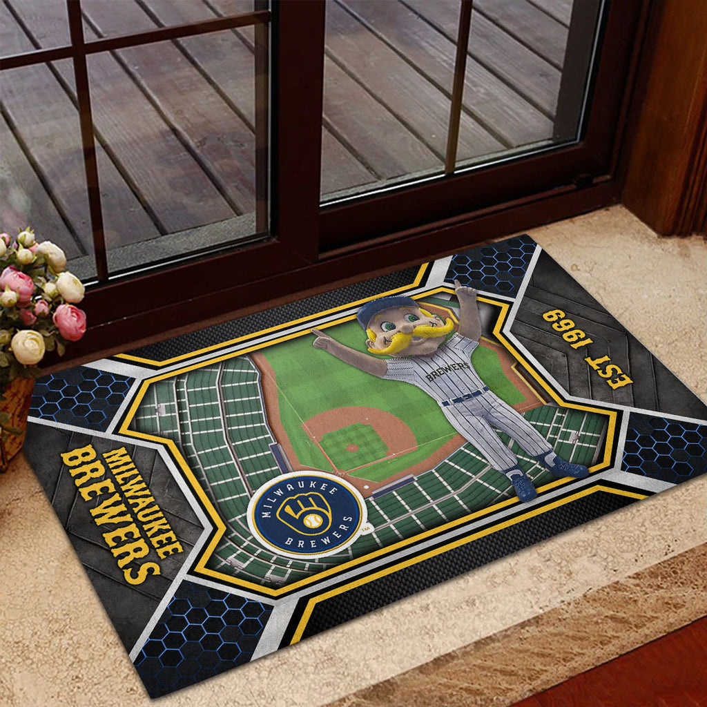 Milwaukee Brewers Custom Doormat – HOATT13086