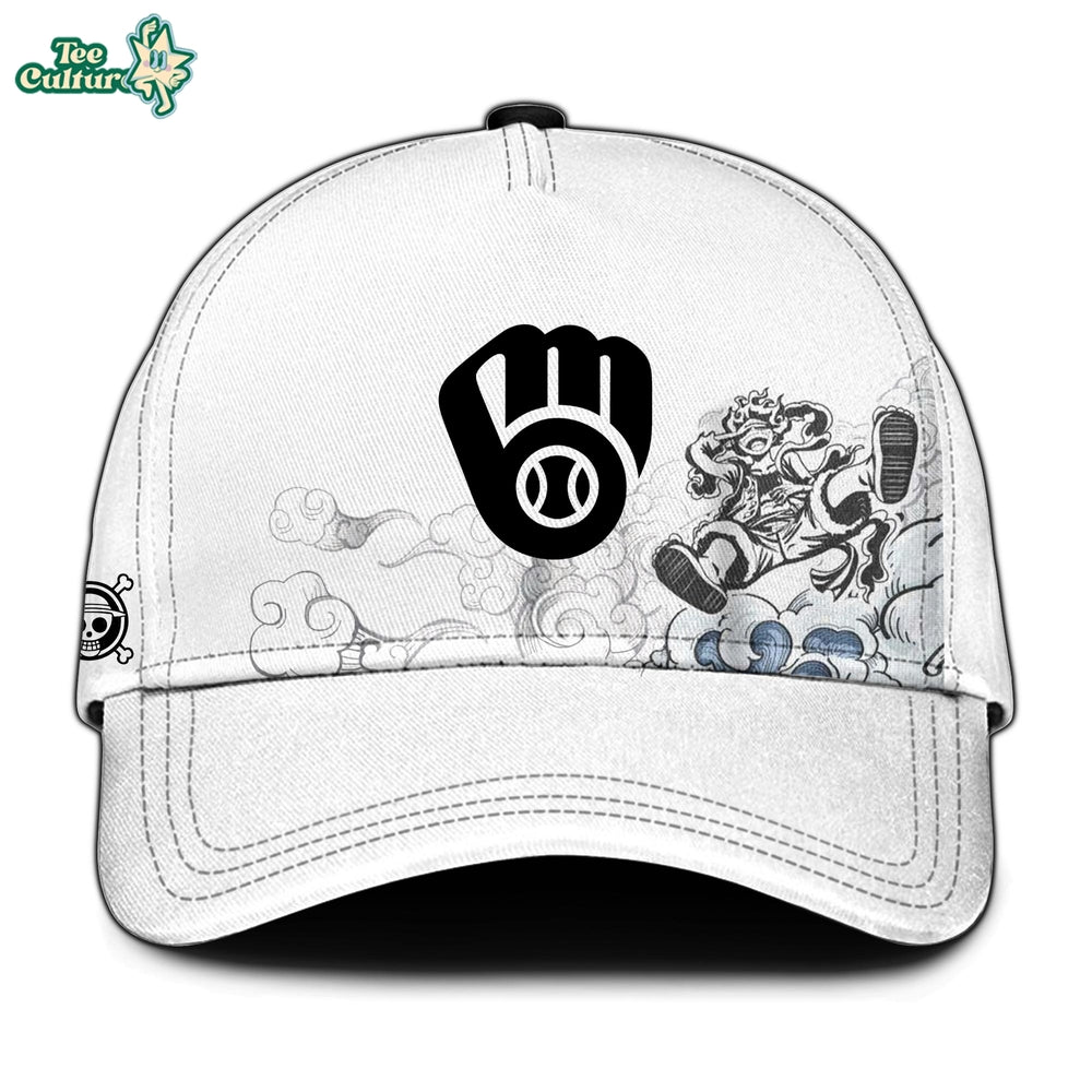 Milwaukee Brewers x One Piece Jersey 2026 Luffy Gear 5