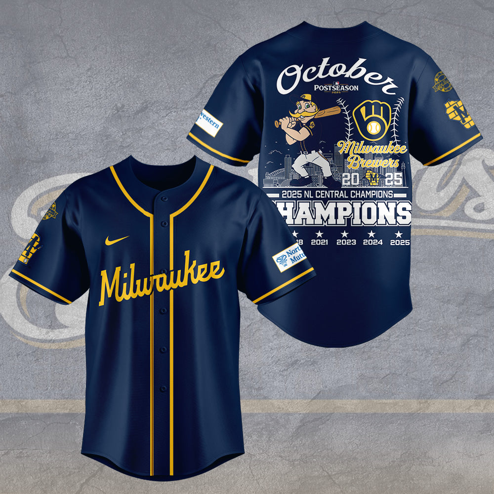 Milwaukee Brewers Baseball Jersey – HOATT13513