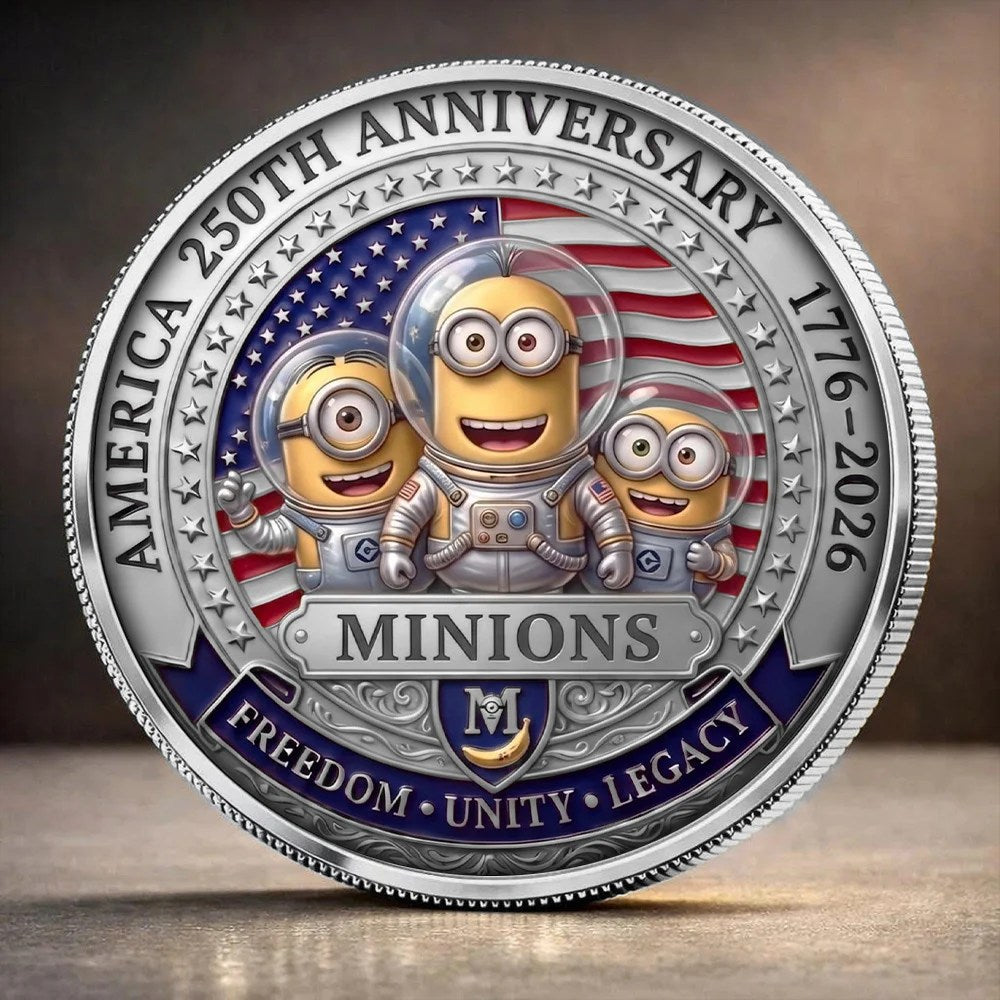Minions & Monsters x America250 Commemorative Coin – TANTN25115
