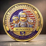 Minions & Monsters x America250 Commemorative Coin – TANTN25115