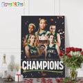 Minnesota Lynx 2024 Champions WNBA Commissioner’s Cup Wall Art Poster Canvas