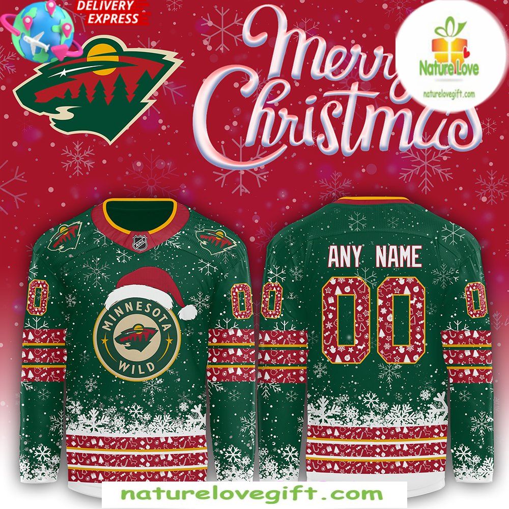 Minnesota Wild NHL Hockey Jersey Christmas 2026 Gift