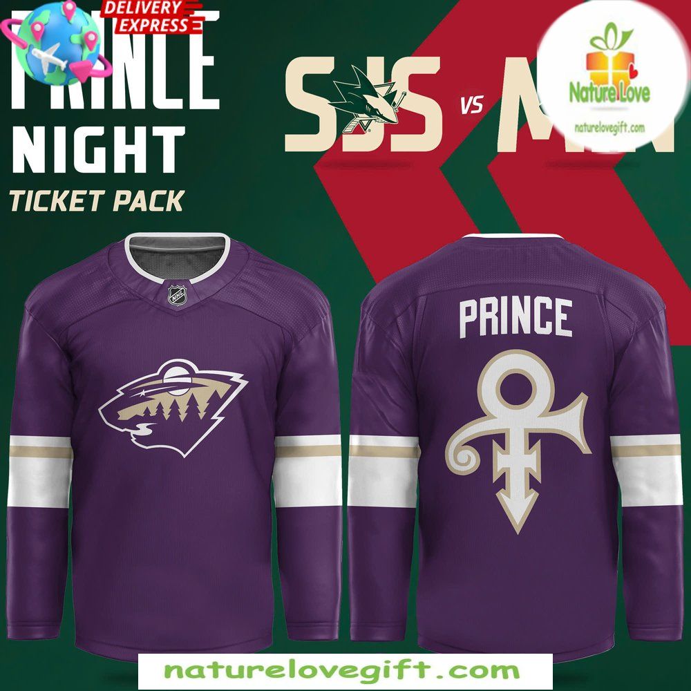 Minnesota Wild Prince Night Hockey Jersey Limited Edition