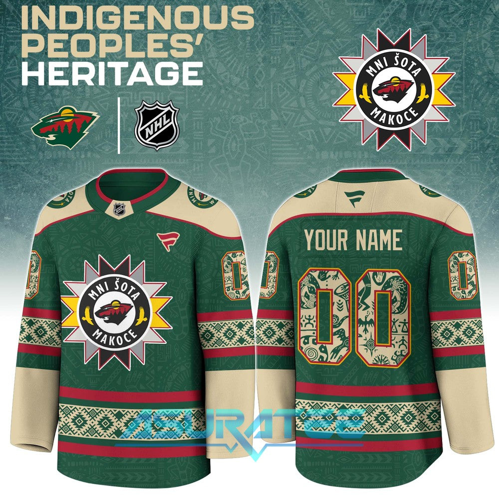 Minnesota Wild x Indigenous People Heritage 2025 Hockey Jersey