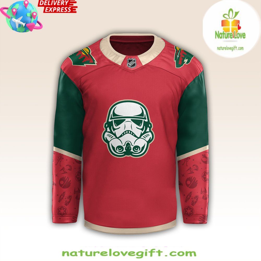 Minnesota Wild Star Wars Night 2026 Red Hockey Jersey