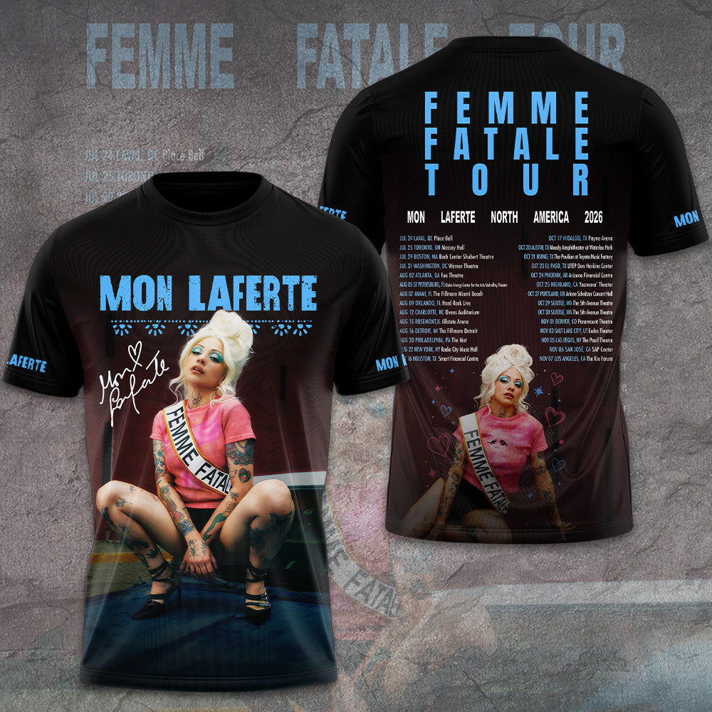Mon Laferte Tour 2026 3D Apparel – GNE7975
