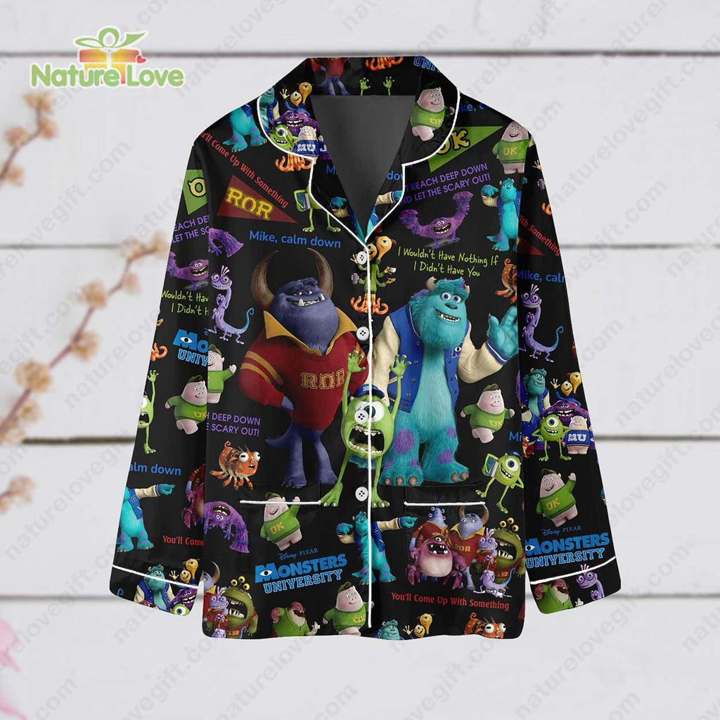 Monsters University Mike James Johnny Monsters Inc Pajamas Set