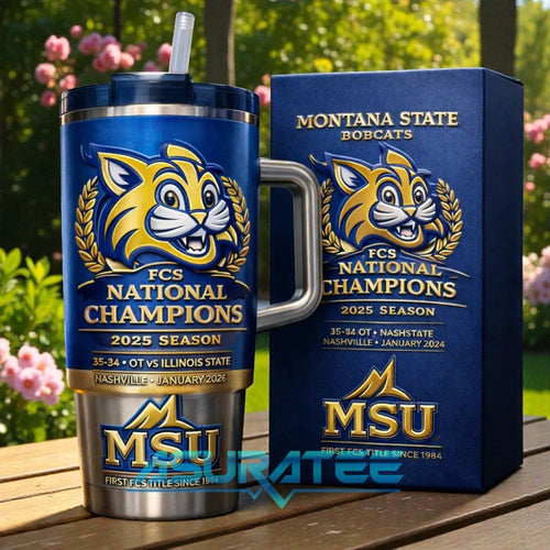 Montana State Bobcats FCS National Champions 2025 Season YETI Tumbler