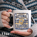 Montana State Bobcats Football 2025 National Champions Ceramic Mug – MAITM14556