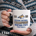 Montana State Bobcats Football 2025 National Champions Ceramic Mug – MAITM14557