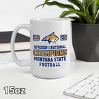 Montana State Bobcats Football 2025 National Champions Ceramic Mug – MAITM14557