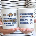 Montana State Bobcats Football 2025 National Champions Ceramic Mug – MAITM14557