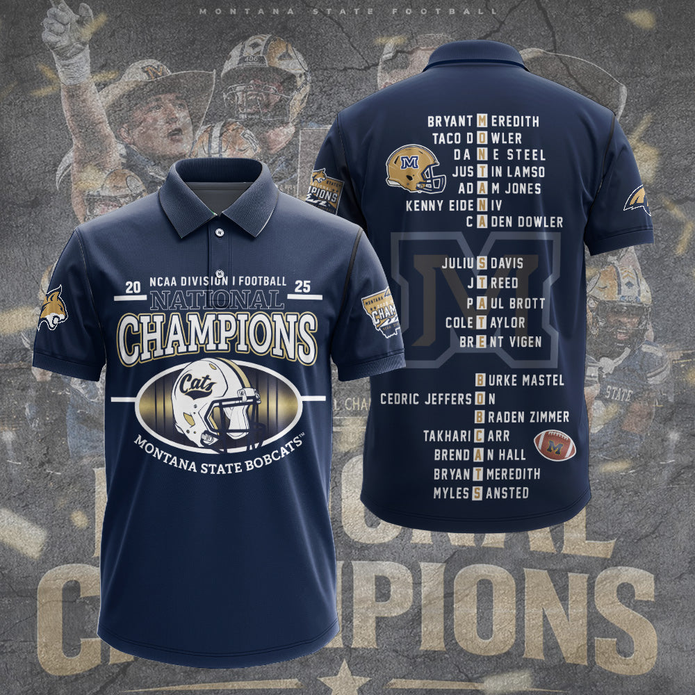 Montana State Bobcats Football 3D Apparel – TANTN20071