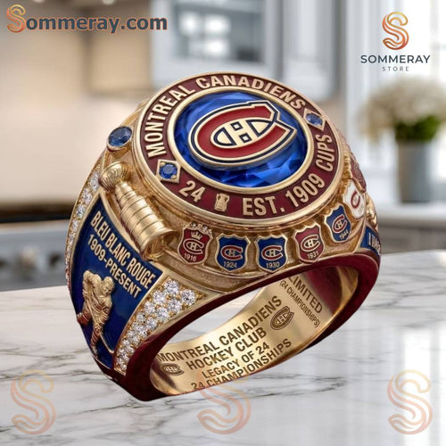 Montreal Canadiens 24 Stanley Cup Championships NHL Ring