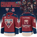 Montreal Victoire Walter Cup PWHL Champions 2026 Personalized Hockey Jersey