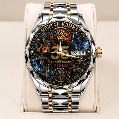 Mortal Kombat 35th Anniversary Alloy Luxury Quartz Watch - TANTN25107
