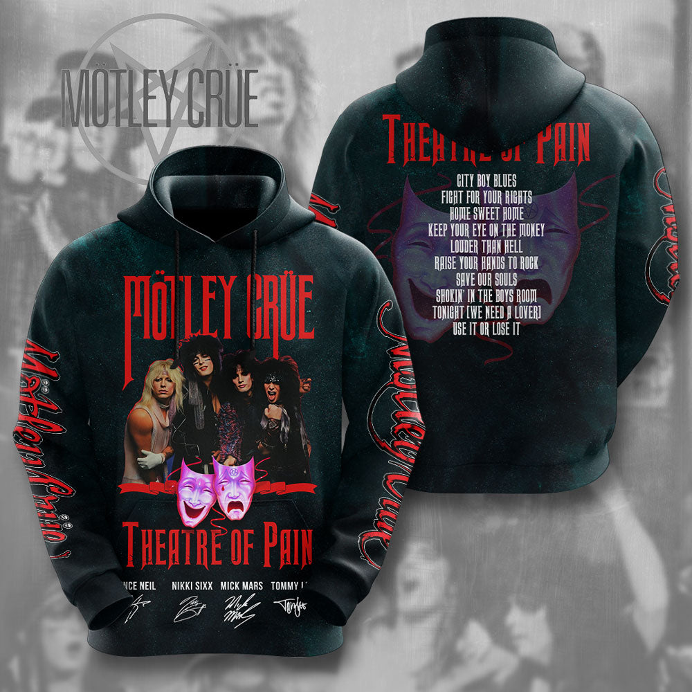 Mötley Crüe 3D Apparel – NGHIAVT 1009