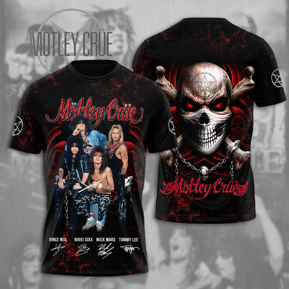 Mötley Crüe 3D Apparel – NGHIAVT 0533
