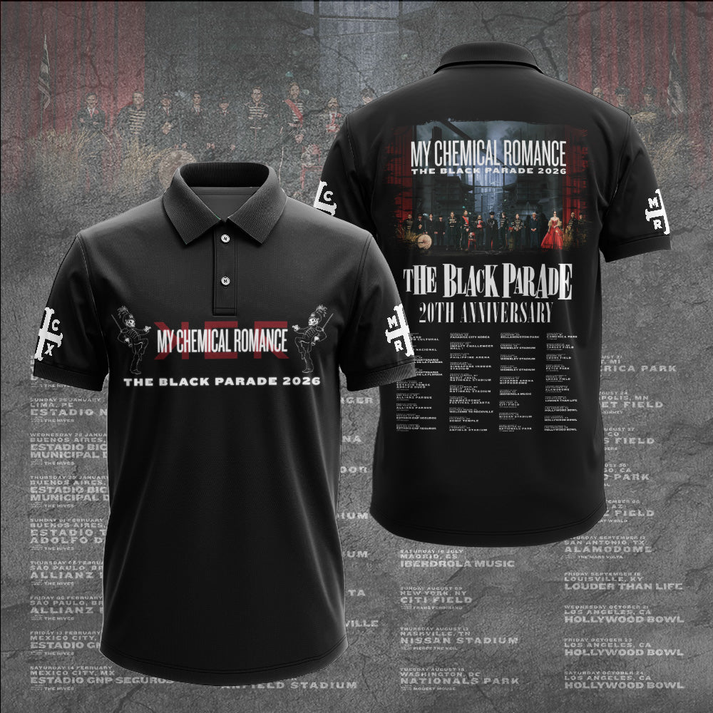 My Chemical Romance The Black Parade 2026 Tour 3D Apparel – GNE6197