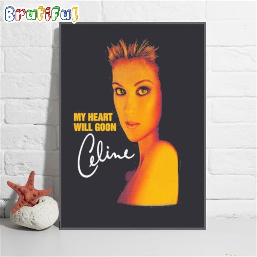 My Heart Will Go On Celine Dion Wall Art Poster Canvas