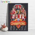 NC State 2024 ACC Men’s Basketball Tournament Champions Wall Art Poster Canvas