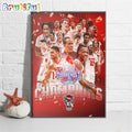 NC State Mens Basketball 2024 Are ACC Tournament Champions Wall Art Poster Canvas