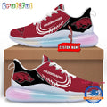 NCAA Arkansas Razorbacks Women’s Rainbow Atmospheric Cushion Running Shoes, Football Women’s Shoes