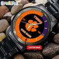 NCAA Clemson Tigers Black Fashion Watch