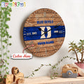 NCAA Duke Blue Devils Clock Custom Name Wall Clock
