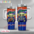 NCAA Florida Gators Tumbler Baby Yoda Customzed Handle Cup
