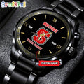 NCAA NC State Wolfpack Black Fashion Watch Football Watch For Fans