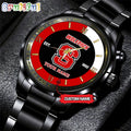 NCAA NC State Wolfpack Black Fashion Watch