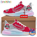 NCAA Ohio State Buckeyes Women’s Rainbow Atmospheric Cushion Running Shoes, Football Women’s Shoes
