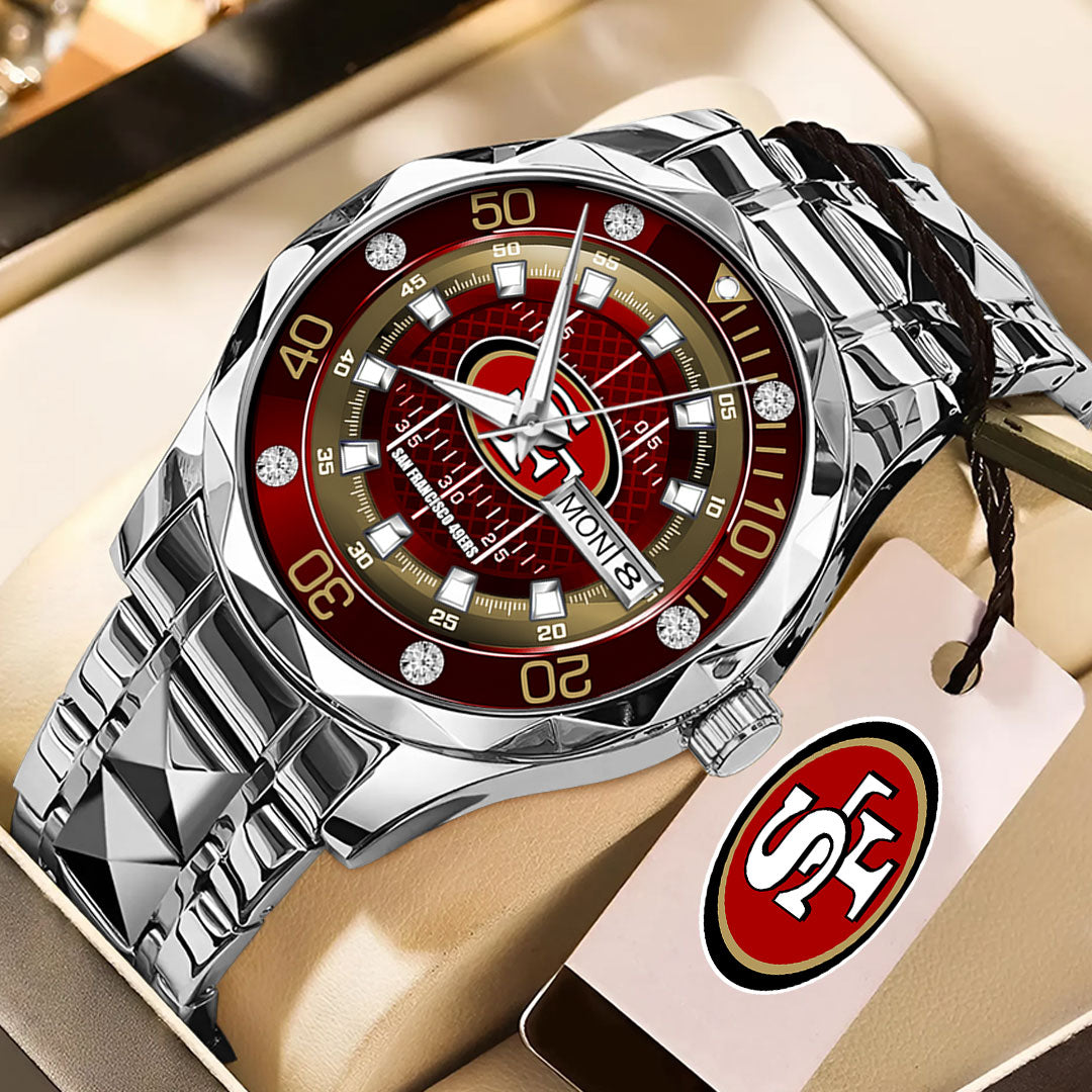 San Francisco 49ers Alloy Luxury Quartz Watch – TMTHU939