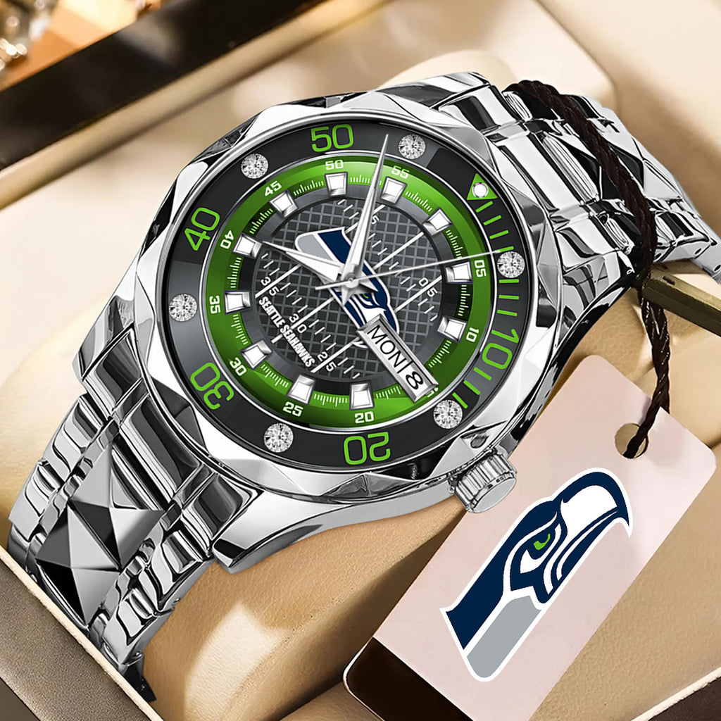 Seattle Seahawks Alloy Luxury Quartz Watch – TMTHU940