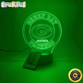NFL Green Bay Packers Night Light Football 3D LED Light