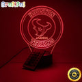 NFL Houston Texans Night Light Football 3D LED Light