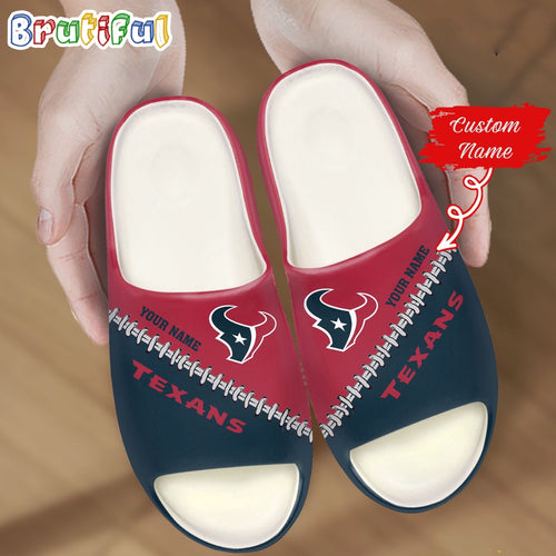NFL Houston Texans Slippers Football Comfortable Slippers