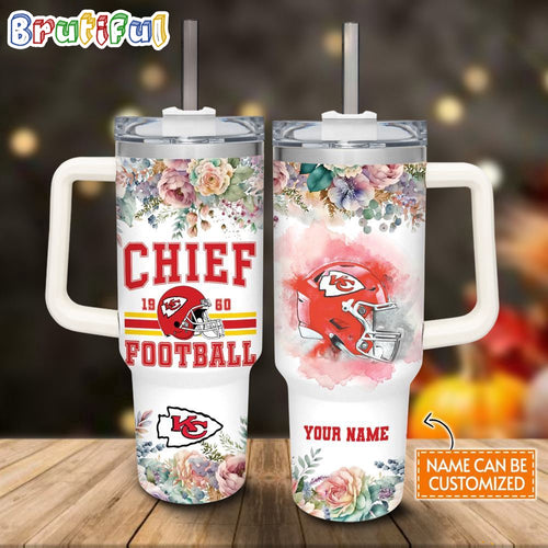 NFL Kansas City Chiefs Stanley Tumbler 40oz, Chiefs Football Tumbler