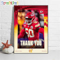 NFL Kansas City Chiefs Thank You For Everything Willie Gay Wall Art Poster Canvas