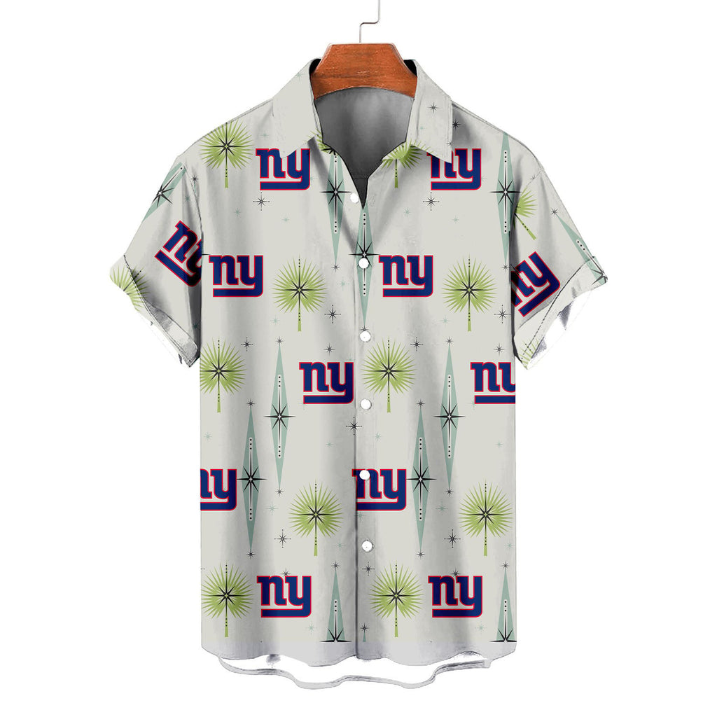 NFL New York Giants Football Team Logo Funny Aloha Hawaiian Shirt